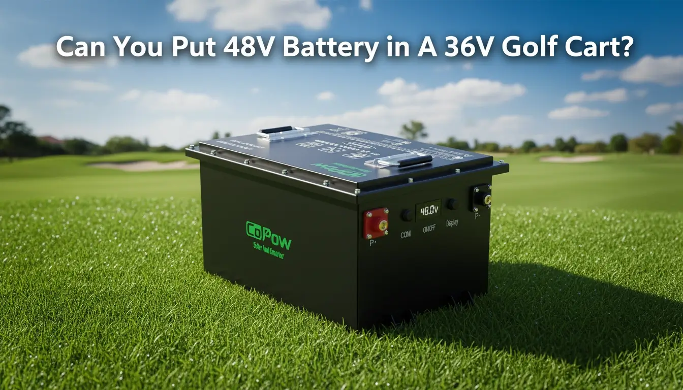 Bạn có thể đặt pin 48V vào xe golf 36V không?