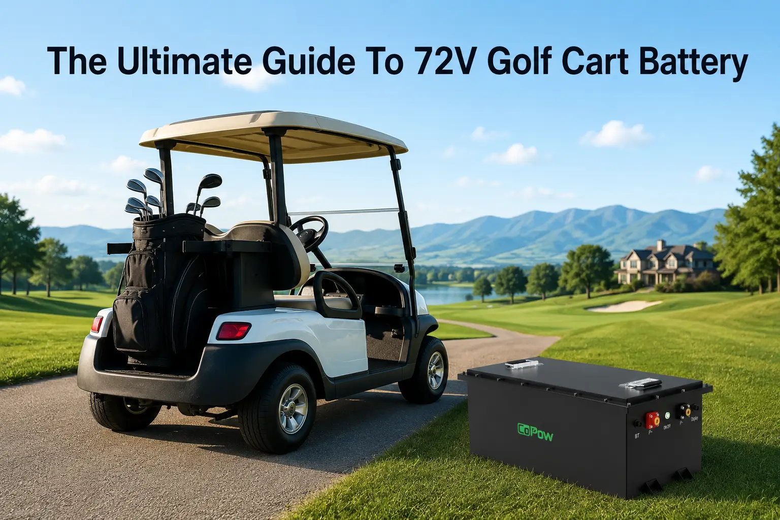 Hướng dẫn cơ bản về pin xe golf 72V