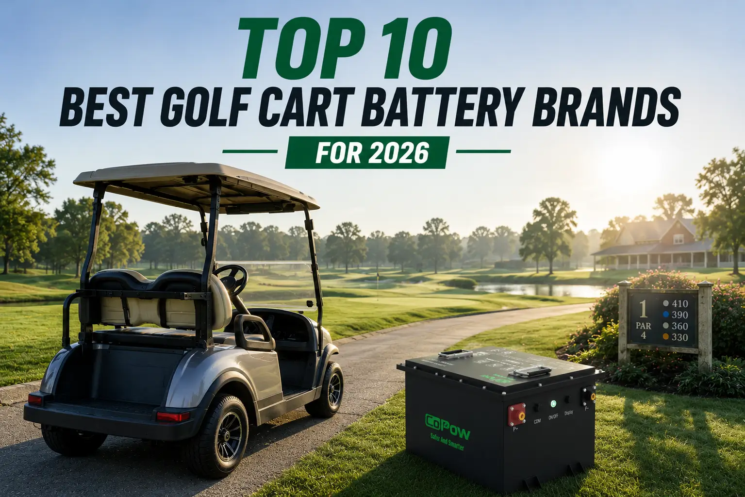 Top 10 thương hiệu pin xe golf tốt nhất năm 2026